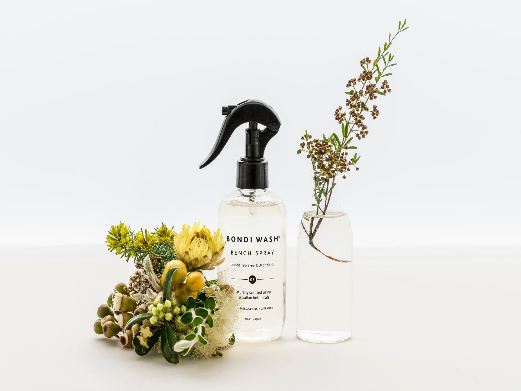 BENCH SPRAYS KILL 99.99% OF GERMS